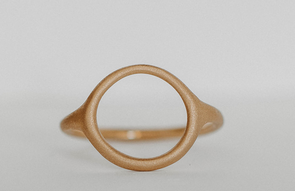 minimalistischer Ring, Kreisring,
