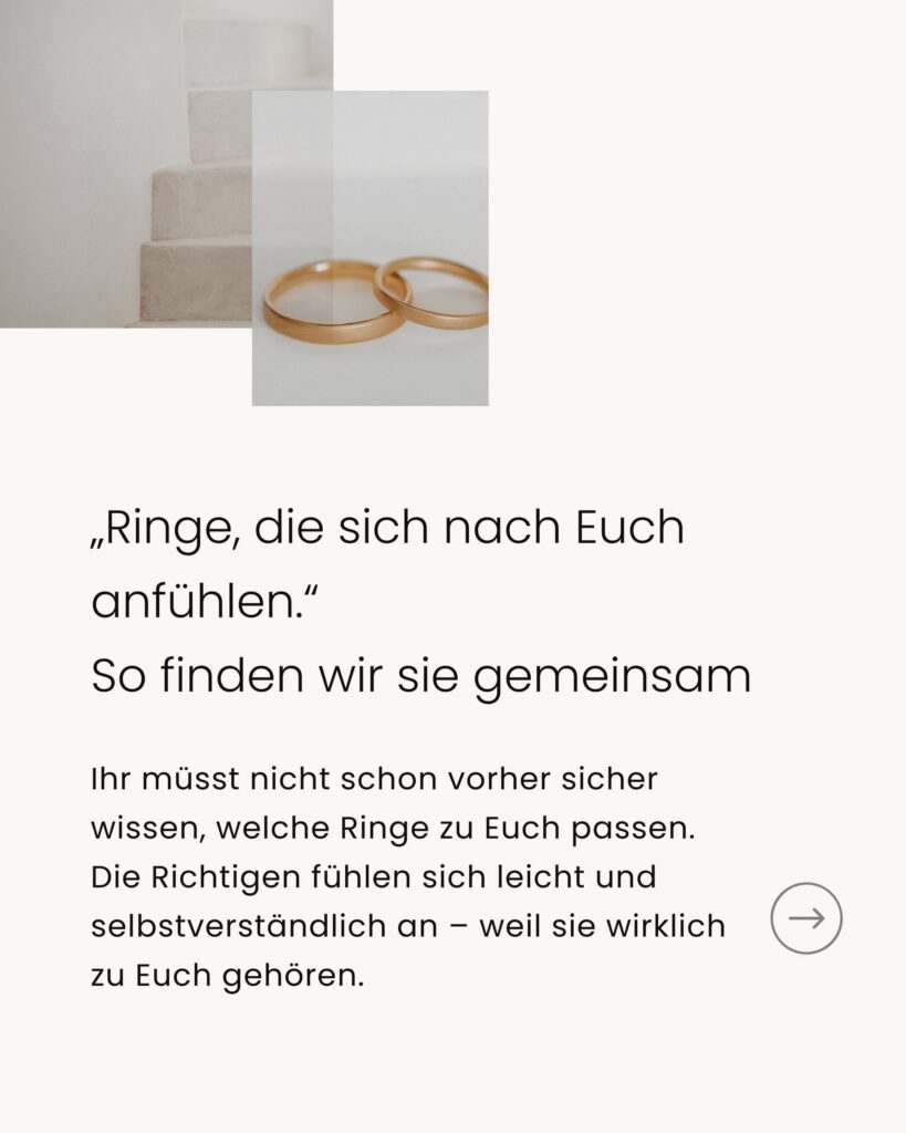 Eheringe Beratung fair trade Gold